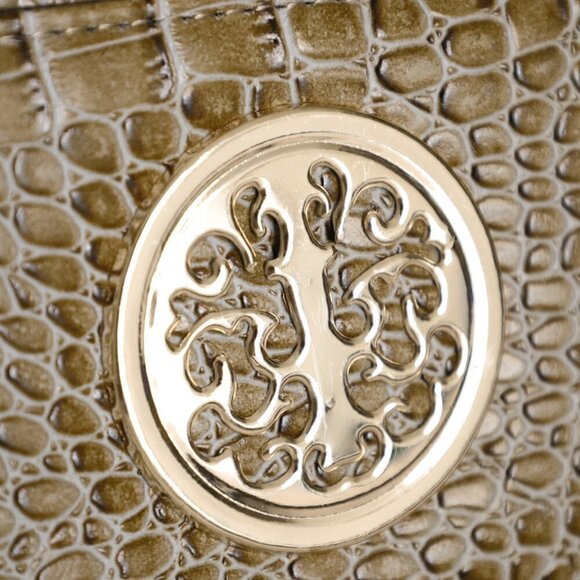 NWT Sasha New York Brown Croc-Embossed Wristlet Wallet Crossbody Bag - Picture 16 of 16